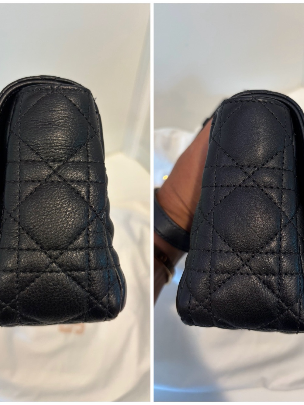 Christian Dior Cannage Caro Small Crossbody Bag - Picture 3 of 8